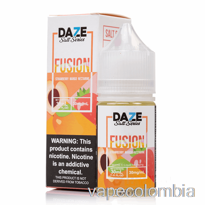 Vape Kit Completo Fresa Mango Nectarina - 7 Daze Fusion Salt - 30ml 30mg